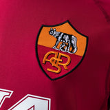 Retro Rome Home Jersey 2000-01 Long Sleeves Football Kit Soccer Shirt