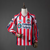 Retro Chivas Home Jersey 1999-2000 Long Sleeves Football Kit Soccer Shirt