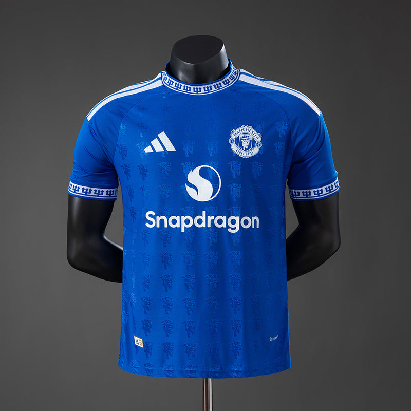 Player Version Manchester United Blue Jersey 2026-2027 Special Football Kit Soccer Shirt
