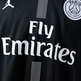 PSG Jersey 2018-19 Black Retro Football Kit