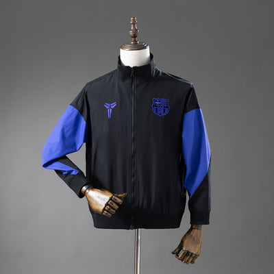 Barcelona x Kobe Windbreaker 2025/26 Black Football Soccer Jacket