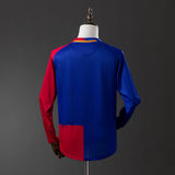 Barcelona Jersey 2008-09 Home Retro Football Kit Long Sleeves