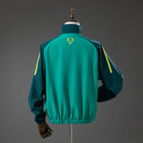 Brazil Windbreaker 2010 Green Football Soccer Jacket PalmSportss