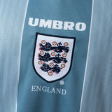 England Jersey 1996 Away Retro Kit Long Sleeves