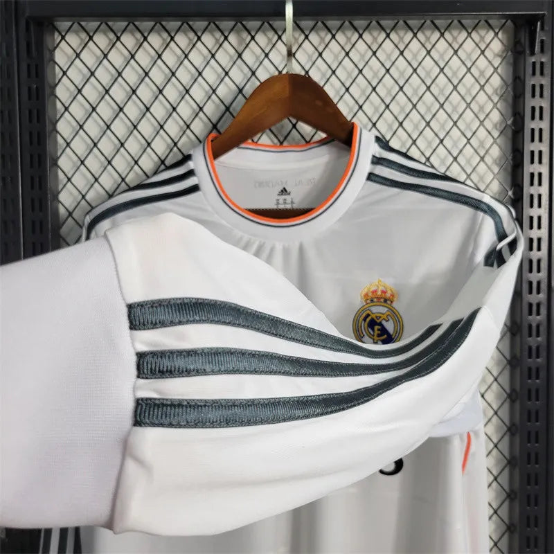 Real Madrid Home Jersey 13/14 Long Sleeve retro Football Kits