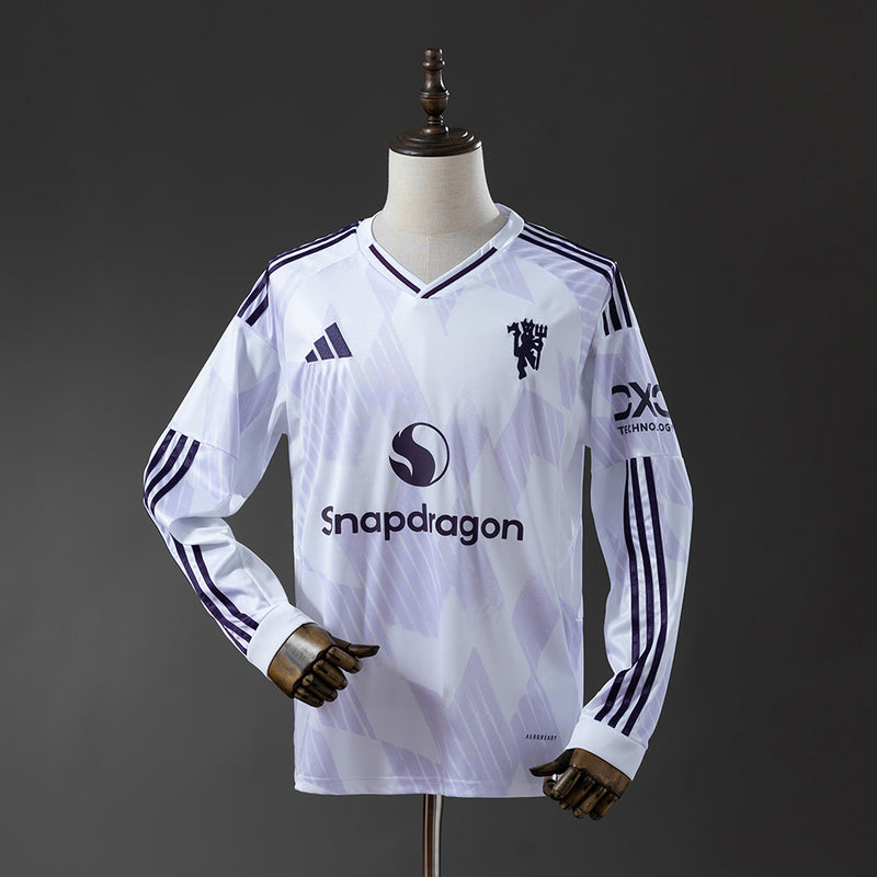 Manchester United Jersey 25/26 Away Football Kit Long Sleeves