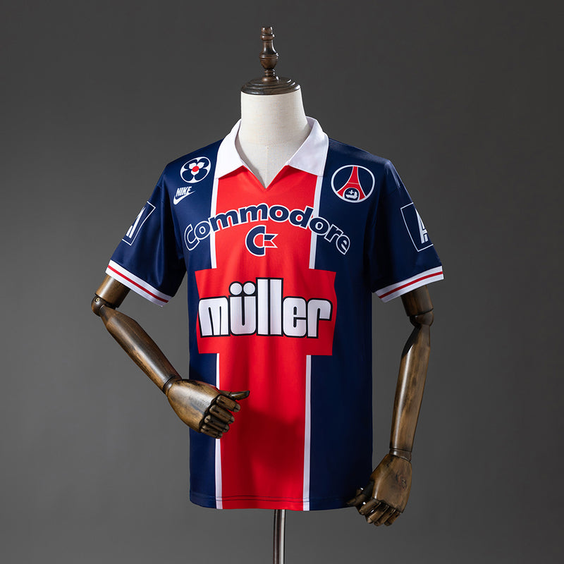 PSG Jersey 1991-92 Home Retro Football Kit
