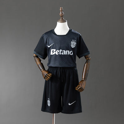 Kids Sporting CP Jersey 25/26 Away Football Kit