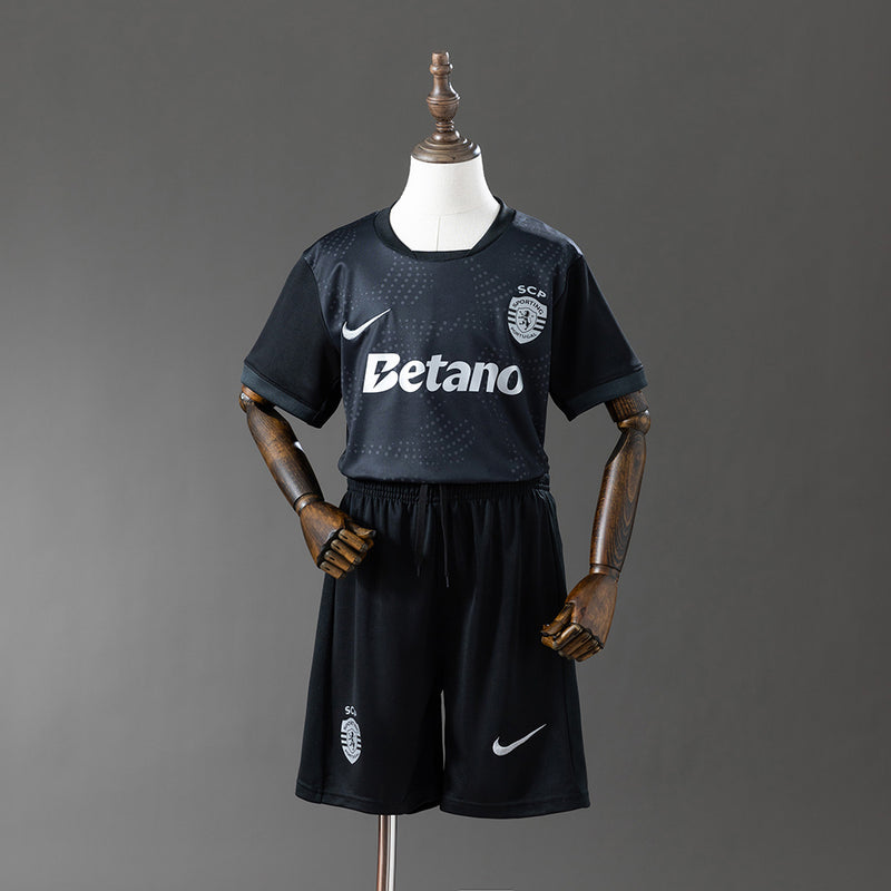 Kids Sporting CP Jersey 25/26 Away Football Kit