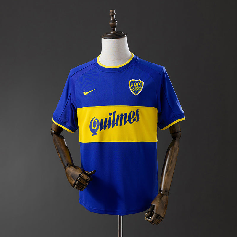 Boca Juniors Jersey 1999-00 Home Retro Football Kit
