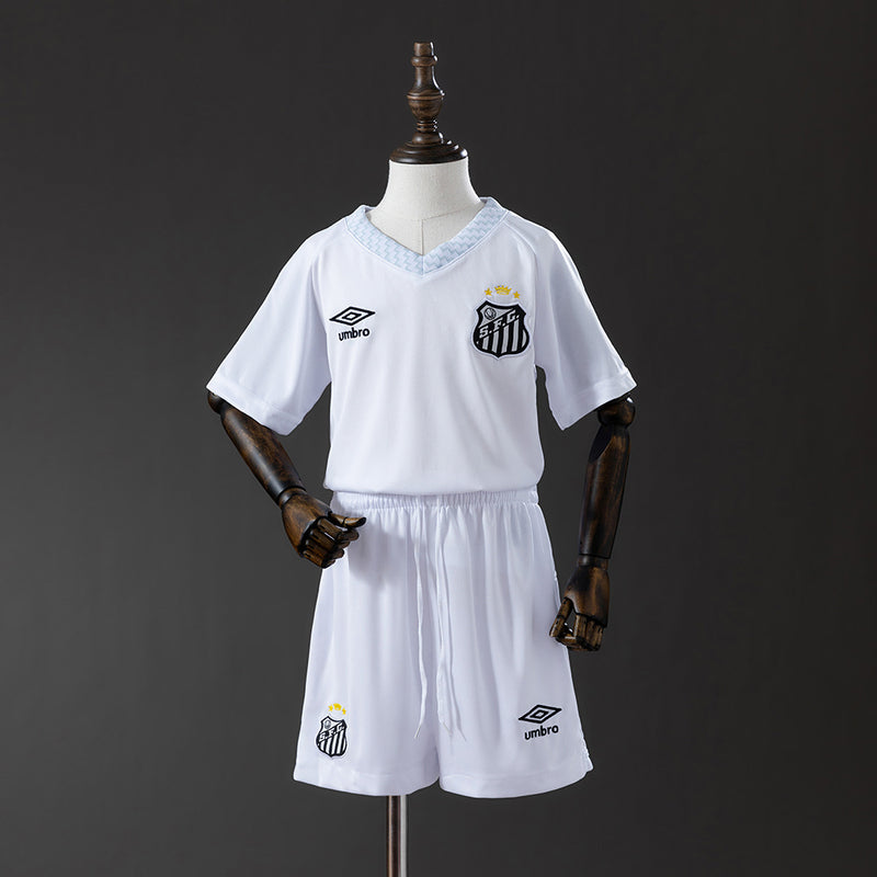 Kids Santos Jersey 25/26 Home Football Kit