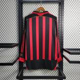 AC Milan Jersey Home Kit 2006 2007 Retro Long Sleeves - PalmSportss