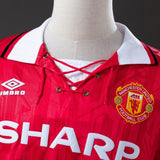Man United Jersey 1992-94 Home Retro Football Kit Long Sleeves
