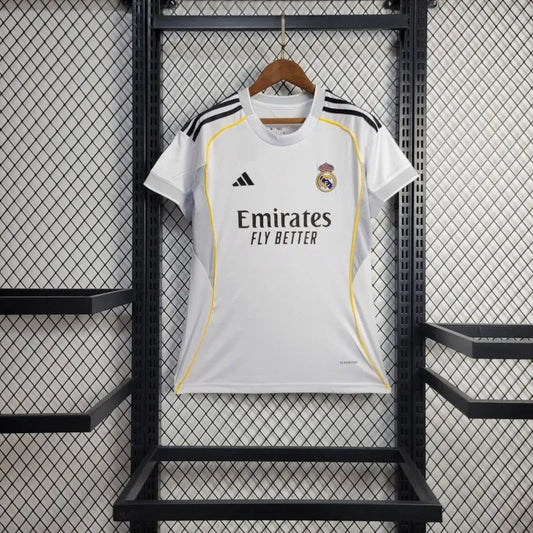 Women Real Madrid Home Jersey 25/26 Football Kit Soccer Jersey