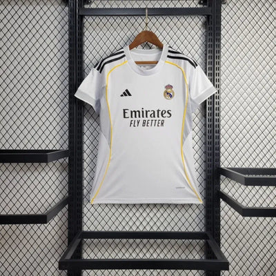Women Real Madrid Home Jersey 25/26 Football Kit Soccer Jersey