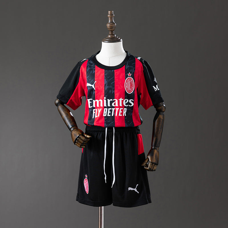 Kids AC Milan Jersey 25/26 Home Football Kit
