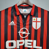 AC Milan Retro Jersey 1999/2000 Home Football Jersey Soccer Shirt - PalmSportss