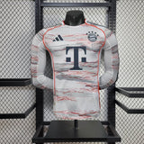 Player Version Bayern Munich Jersey 25/26 Away Long Sleeves Football Kit Soccer Jersey