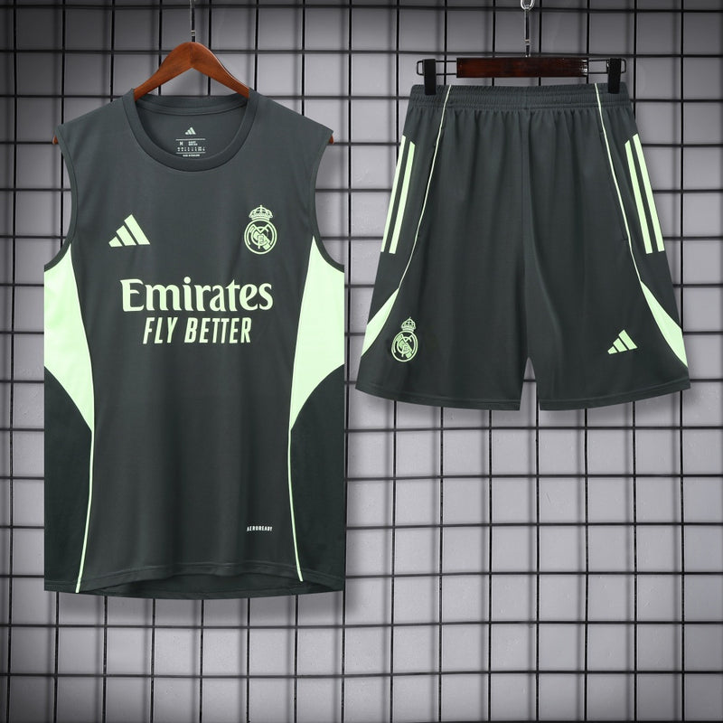 Real Madrid Vest Set Training Tracksuits 25/26 Football Kit Soccer Jersey