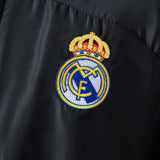 Real Madrid Windbreaker 2025/26 Black Football Kit