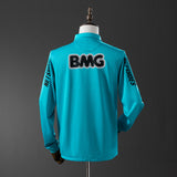 Santos Jersey 2012/13 Blue Retro Football Kit Long Sleeves