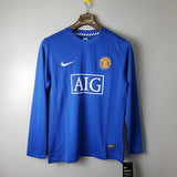 Retro Manchester United Jersey 2008-09 Third Long Sleeves Football Kit Soccer Shirt - PalmSportss