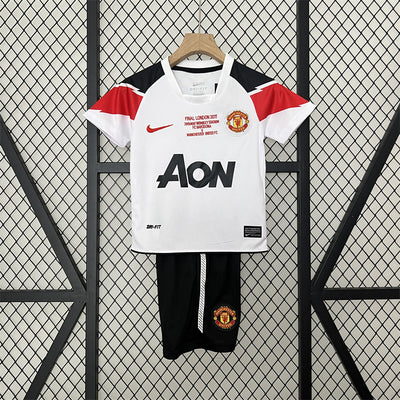 Retro Kids Manchester United Away Jersey 10/11