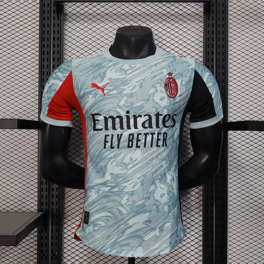 player version ac milan away jersey 25/26 football kit soccer jersey