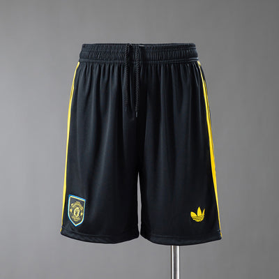 Manchester United Third Shorts 25/26 Black Football Kit Soccer Shorts