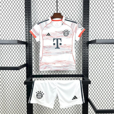 Kids Bayern Munich Jersey 25/26 Away Football Kit Soccer Jersey
