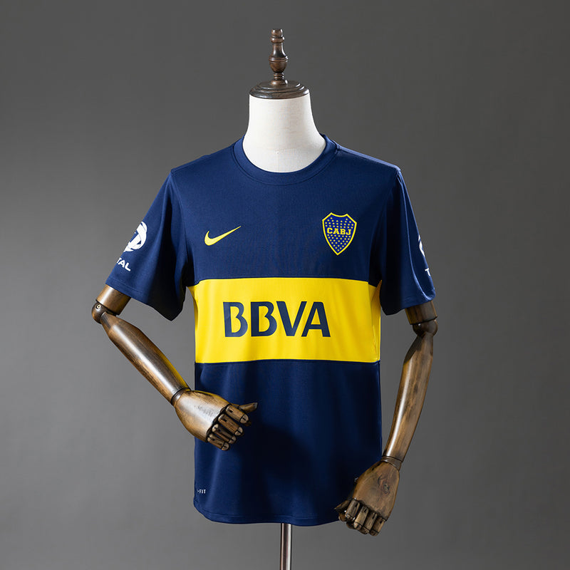 Boca Junios Jersey 2014-15 Home Retro Football Kit