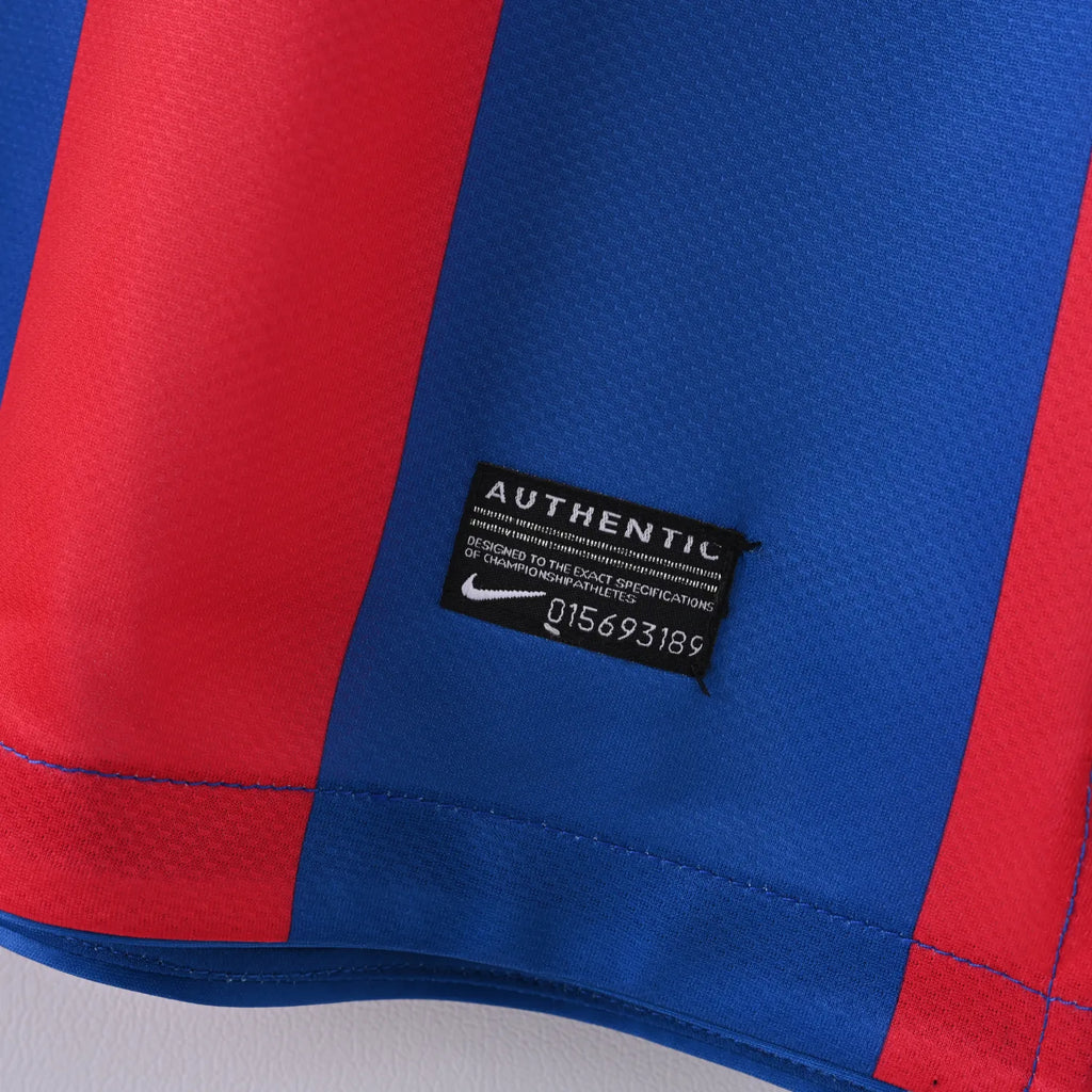 Retro Barcelona Jersey 2010-11 Home Long Sleeves Football kits Soccer shirt
