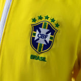 Brazil Windbreaker 2010-11 Yellow Football Kit Soccer Jersey - PalmSportss