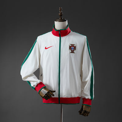 Portugal Windbreaker 2010 White Football Soccer Jacket