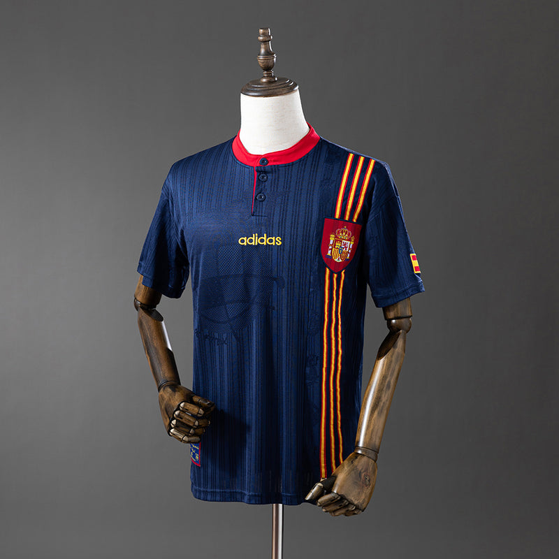 Spain Jersey 1996 Away Retro Football Kit