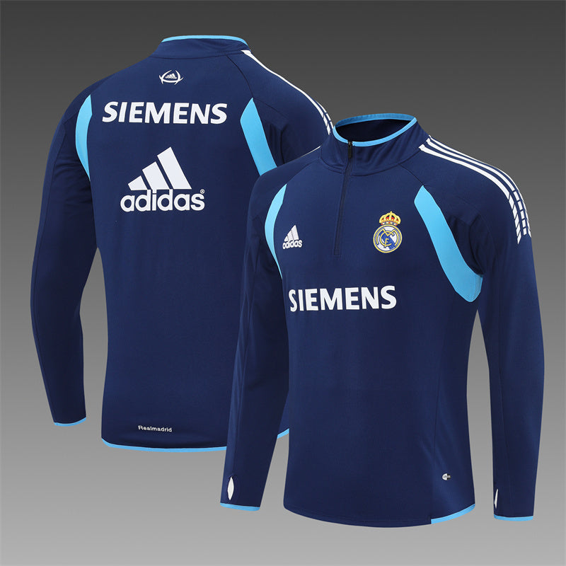 Retro Real Madrid Training Tracksuits 2005-06 Football Kit Soccer Jersey