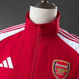 Arsenal Windbreaker 2025/26 Red Football Kit - PalmSportss