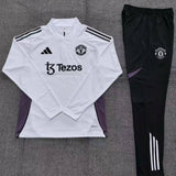 Kids Man United Training Tracksuits 25/26 Football Kit Soccer Jersey