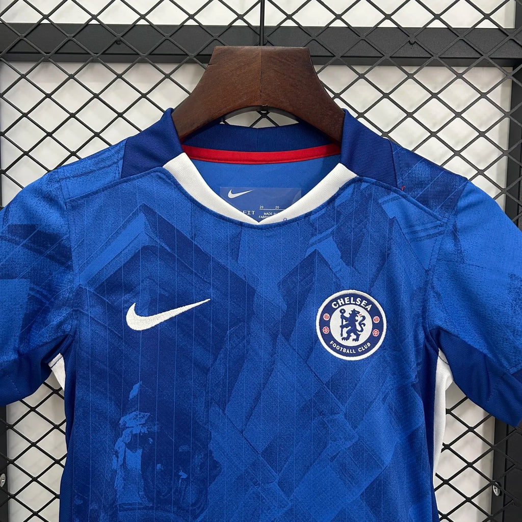 Kids Chelsea Jersey 25/26 Football Kit Soccer Jersey
