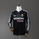 Real Madrid Jersey 2004-05 Third Retro Kit Long Sleeves