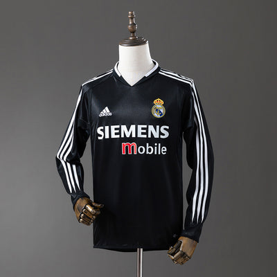 Real Madrid Jersey 2004-05 Third Retro Kit Long Sleeves
