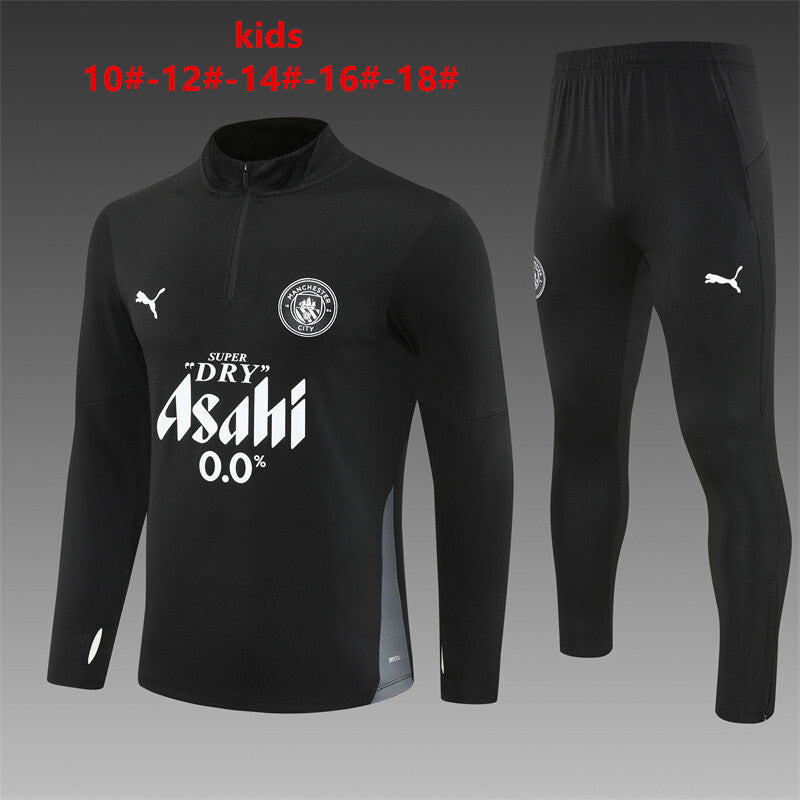 Kids Manchester City Training Tracksuits 25/26 Football Kit Soccer Jersey