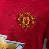 Man United Home Jersey 2020-21 Retro Football Kit Soccer Shirt