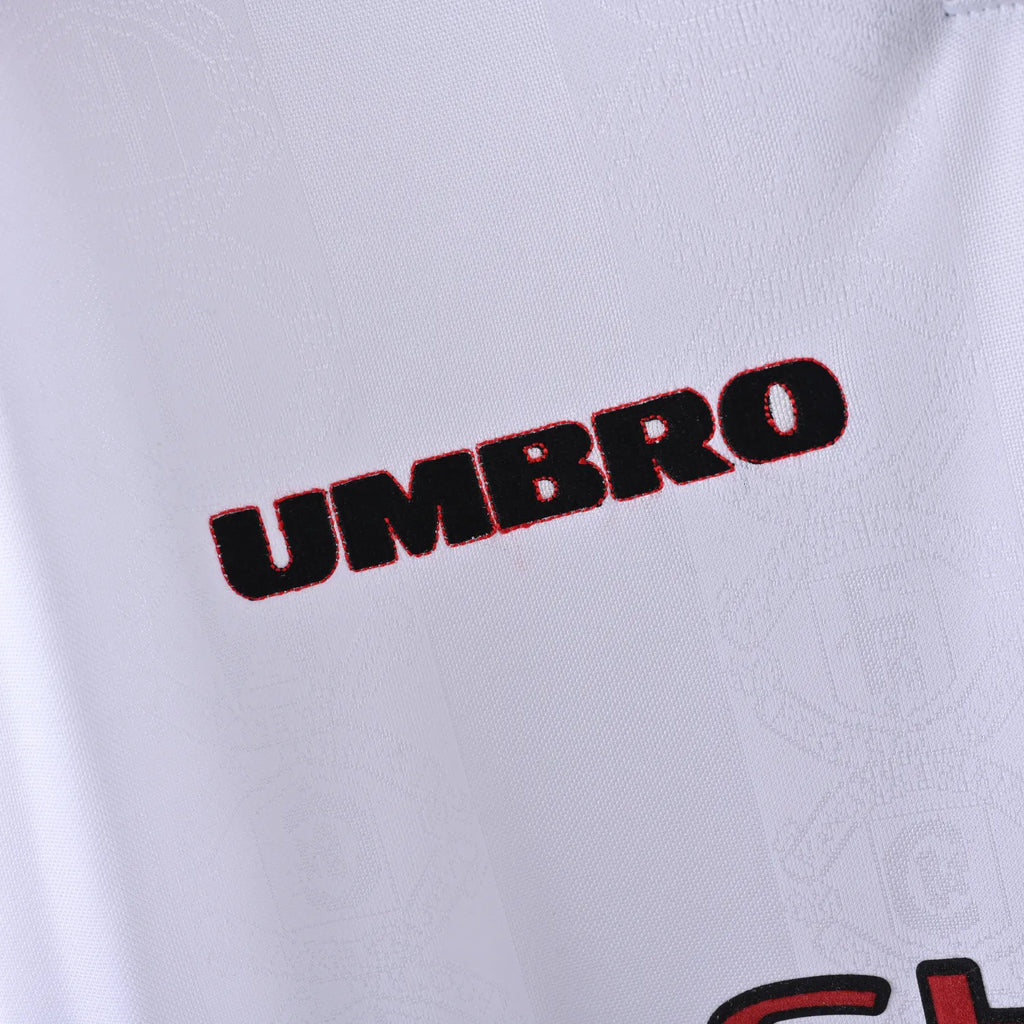 Retro Manchester United Jersey1998/99 Away Long Sleeves Football Kit Soccer Shirt