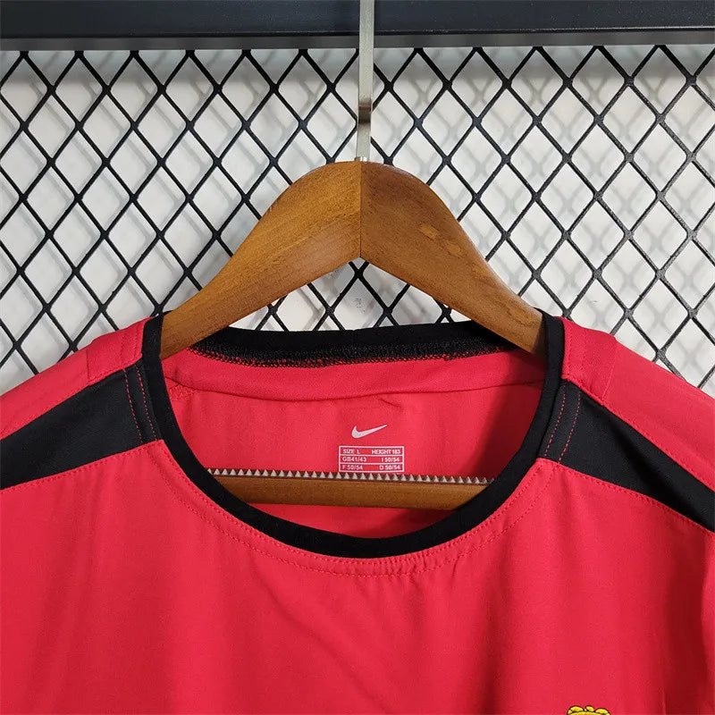 Manchester United Jersey Home kit 2003/04 retro Long Sleeves Football Team Soccer shirt