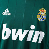 Real Madrid Jersey 2012-13 Third Retro Kit Long Sleeves