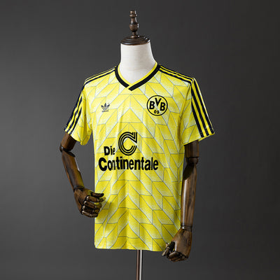 Dortmund Jersey 1988-89 Home Retro Football Kit