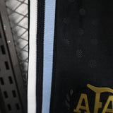 Player Version Argentina Shorts 2025 Black Football Kit Soccer Shorts - PalmSportss
