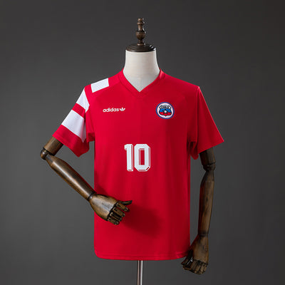 Retro Chile Home Jersey 1994 #10 Football Kit Soccer Shirt