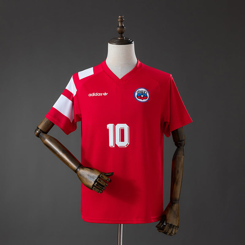 Retro Chile Home Jersey 1994 #10 Football Kit Soccer Shirt